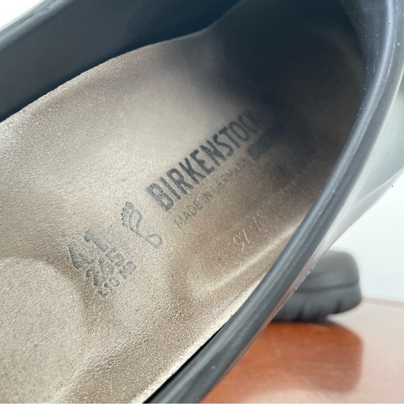 Birkenstock A630 PU Black Slip-on Clog Shoes | EU 41 - Picture 7 of 9